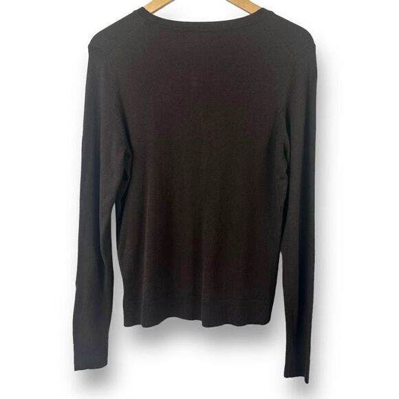 Charter Club Women's Size S Button Front Cardigan Sweater Classic Black - Picture 2 of 7